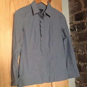 Talbots size 2 blue women’s blouse